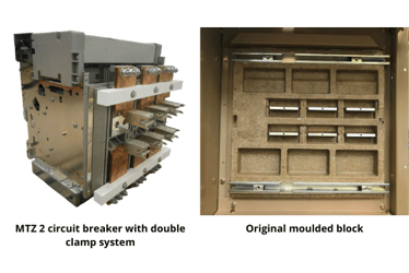 circuit breaker double clamp system and original block NORMABLOC - EN